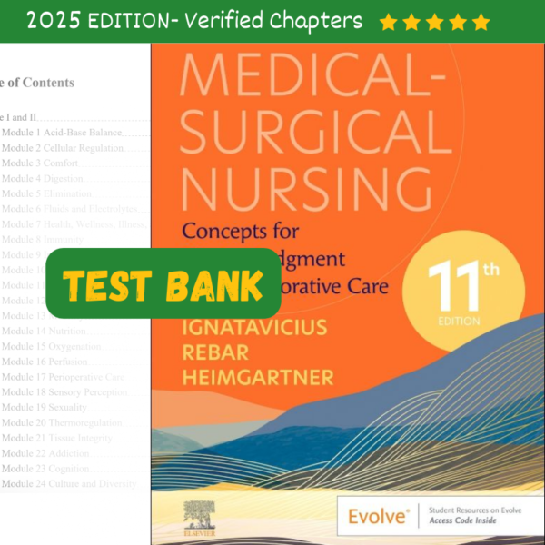 Medical Surgical Nursing 11th Edition Ignatavicius Test Bank