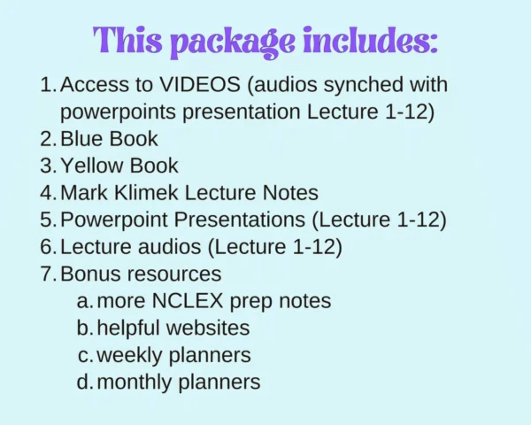 Mark Klimek Ultimate NCLEX Bundle – Yellow And Blue Book - Image 2