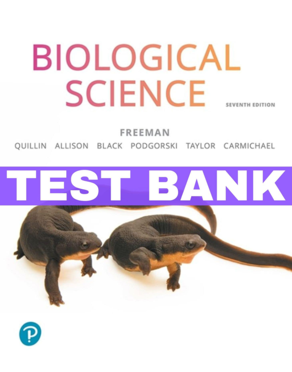 Biological Science 7th Edition By Freeman Test Bank