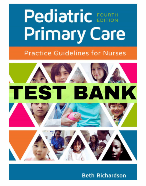 Pediatric Primary Care 4th Edition By Richardson Test Bank